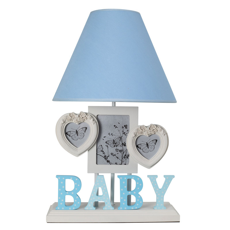 Lampe de table 20 po Ethelen, Bleu, Bleu