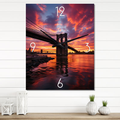 Horloge murale Jeanean - Cityscapes