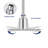 Universal 10" Showering Components Square Single-Spray High Flow Stainless Steel Wall Mount Filter Rain Shower Head