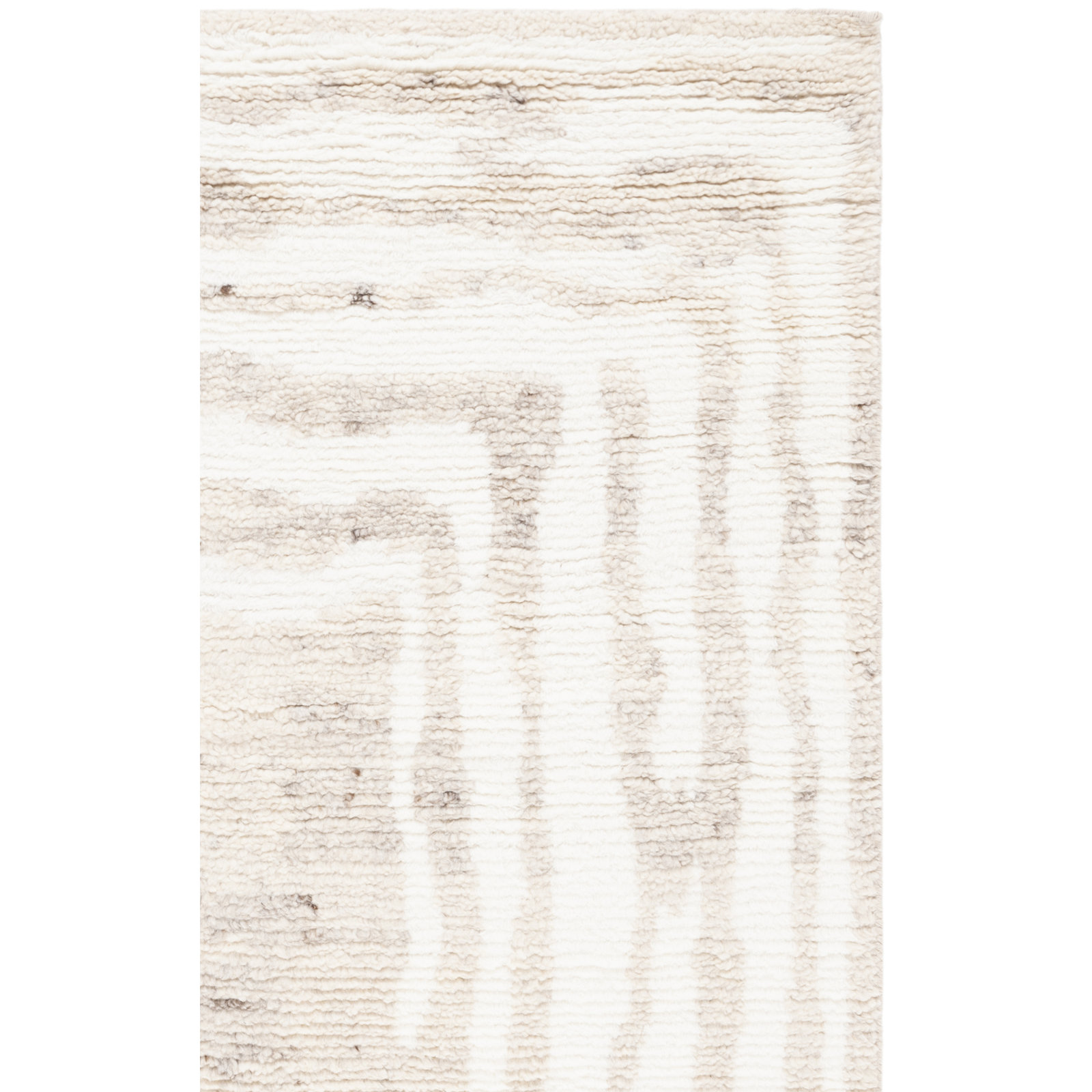 Kass Handmade Wool Rug, Rectangle 4' x 6'