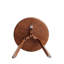 Petite table d'appoint en bois massif, table d'appoint ronde pour le salon de la chambre à coucher