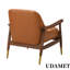 Chaise d'appoint 29,2 po Mid-Century