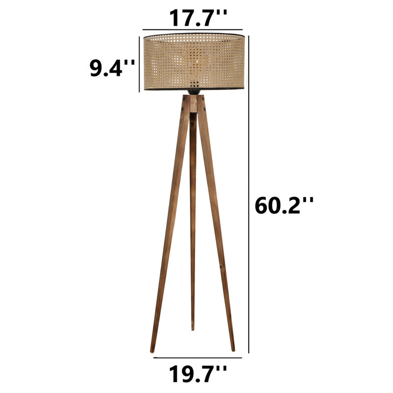 Lampe trépied 60 po Basse