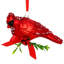 Christmas Cardinal Ornament, 5 X 3 Inches