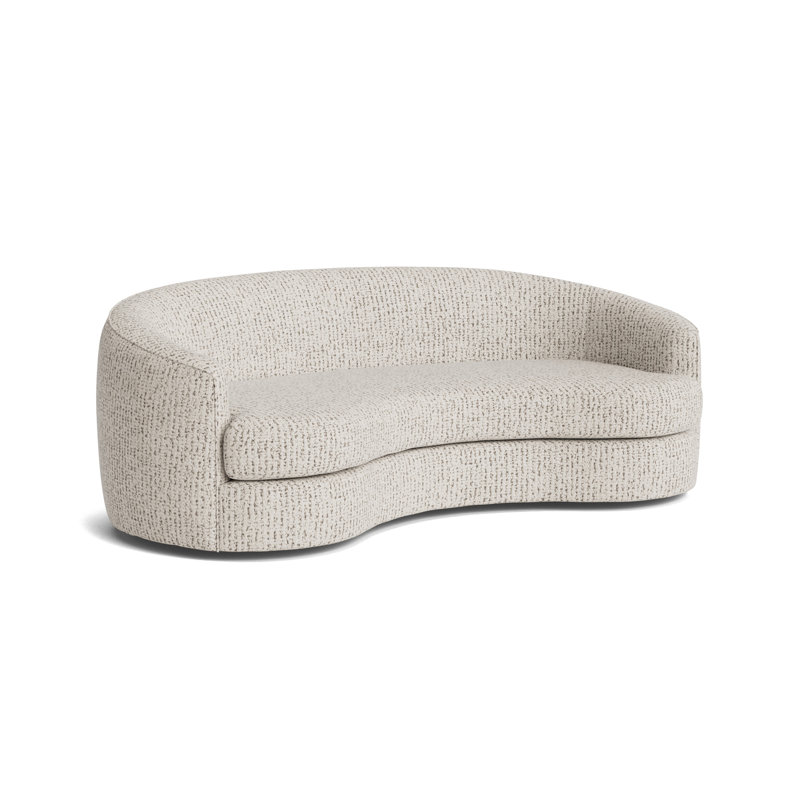 Giselle 85 Sofa, Marshmallow - Toast