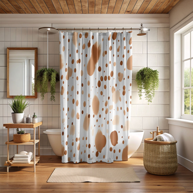 Rustic Drips - Premium Shower Curtain, 74" H x 71" W
