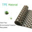 Tapis de bain antidérapant 35 po x 16 po brun