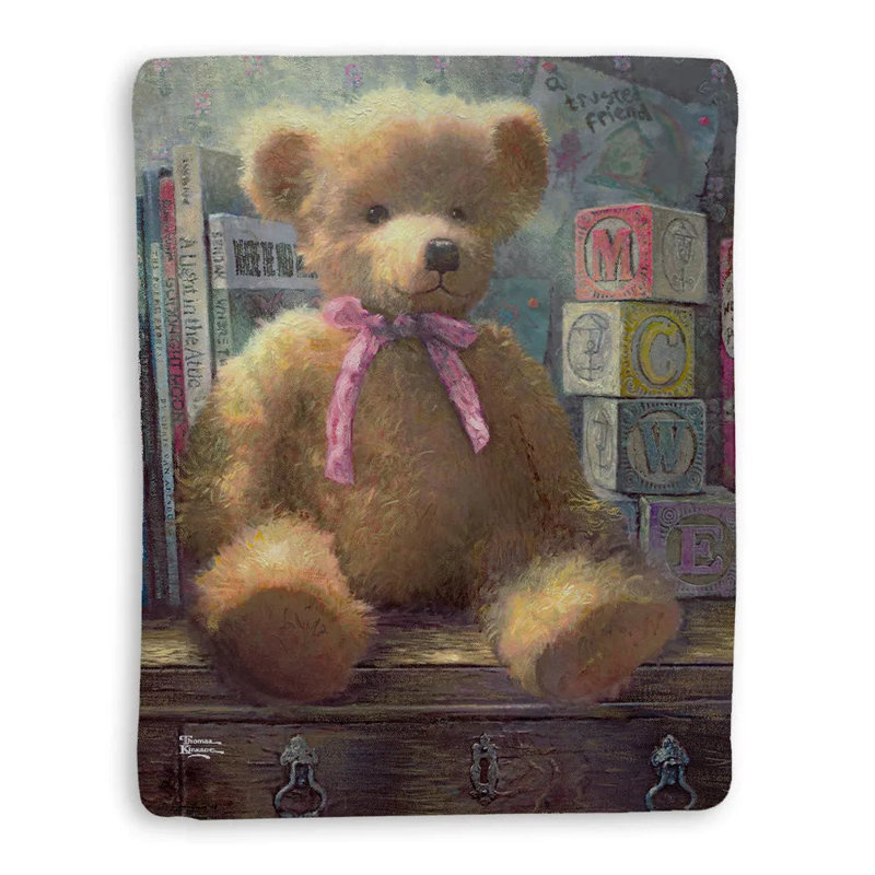 A Trusted Friend Throw Blanket, Rose Bud