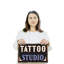 Enseigne en plastique 11 po x 17 po Tatoo Studio
