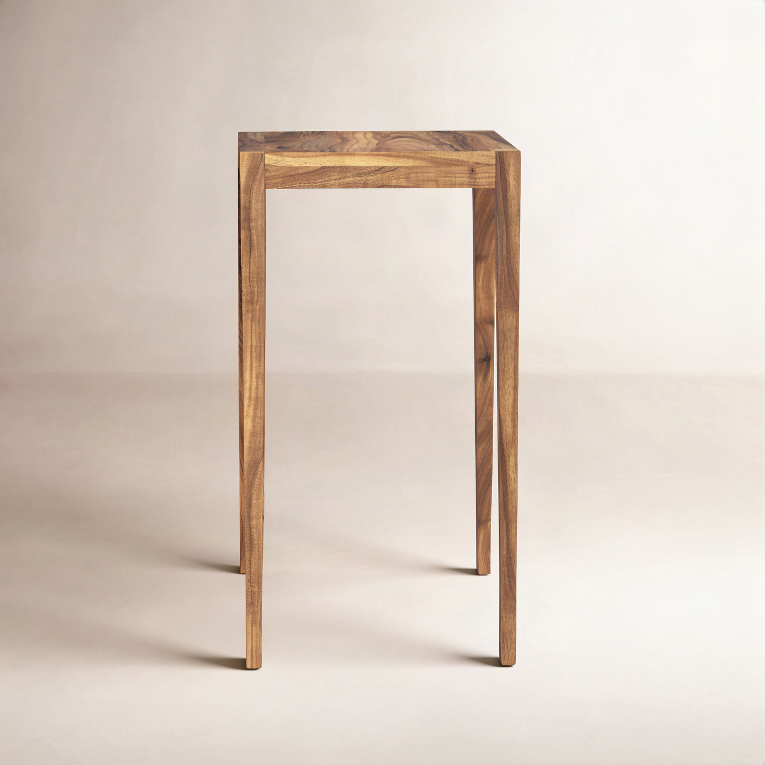 Amento 12" Acacia End Table, Brown