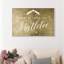 Under the Mistletoe Gold - art textuel sur toile-58868352-58868355