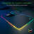 RGB Gaming Mouse Pad: Built-In Cable Management, Balanced Control & Speed, Non-Slip Rubber Base