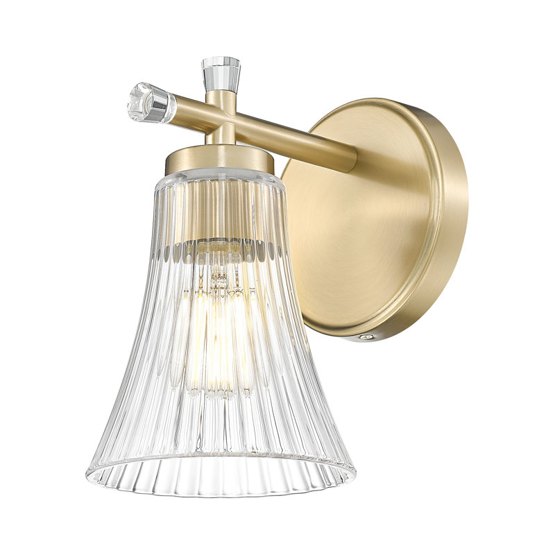Maston Modern 1 Light Wall Sconce, Gold