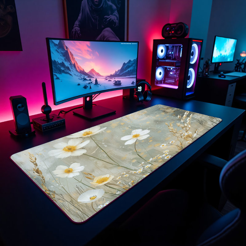 Polyester Desk Pad, 31.5x15.5