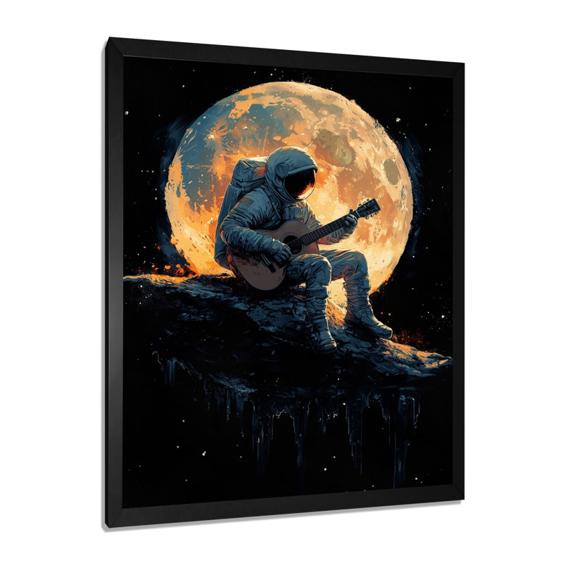 Lakey - Astronomy & Space Wall Decor, Noir, H 20 po x l 12 po, Reproduction encadrée d'une seule photo