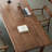 Black Walnut Table: Solid, Spacious & Sleek.-106816406