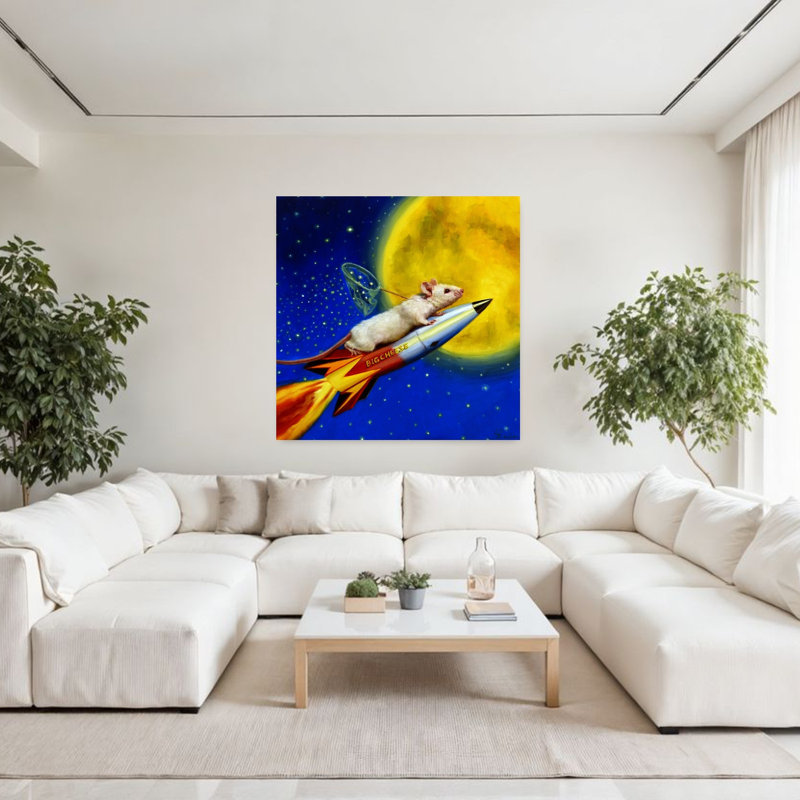 Dream Catcher, art contemporain, H 48 po x l 48 po
