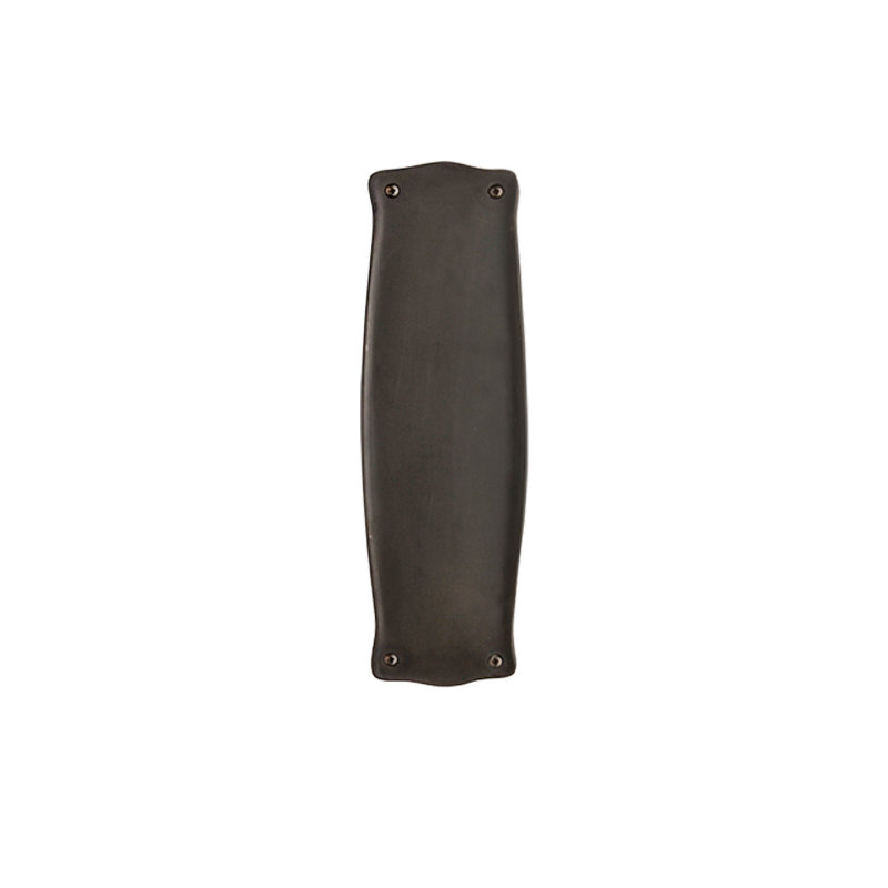 Prairie Double Dummy Door Push Plate, Oil Rubbed Bronze