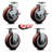 4 Piece Poly on Polyolefin Caster Set