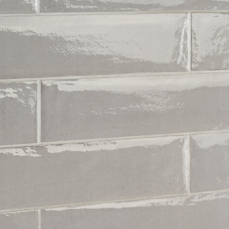 Carrelage mural en porcelaine polie 2,95 po x 15,74 po Tint (caisse de 14,2 pieds carrés / caisse), gris