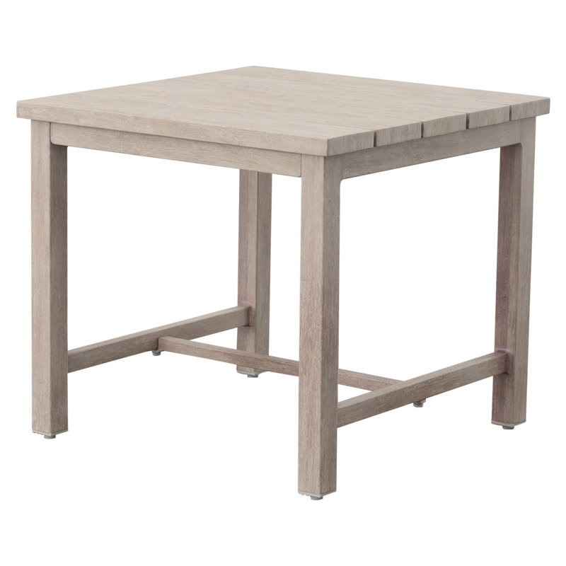Tetra 22'' White Metal Outdoor Side Table