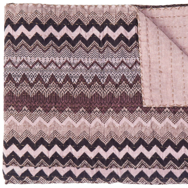 Jeté 50 "x 70" en coton Kantha