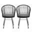 Chaises d'appoint de salle à manger avec coussins Kathrine-692430423