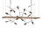 Four Seasons Autumn LED Kitchen Island Linear Pendant-17425061-93415007