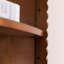 Armoire de coin en bois manufacturé brun noisette