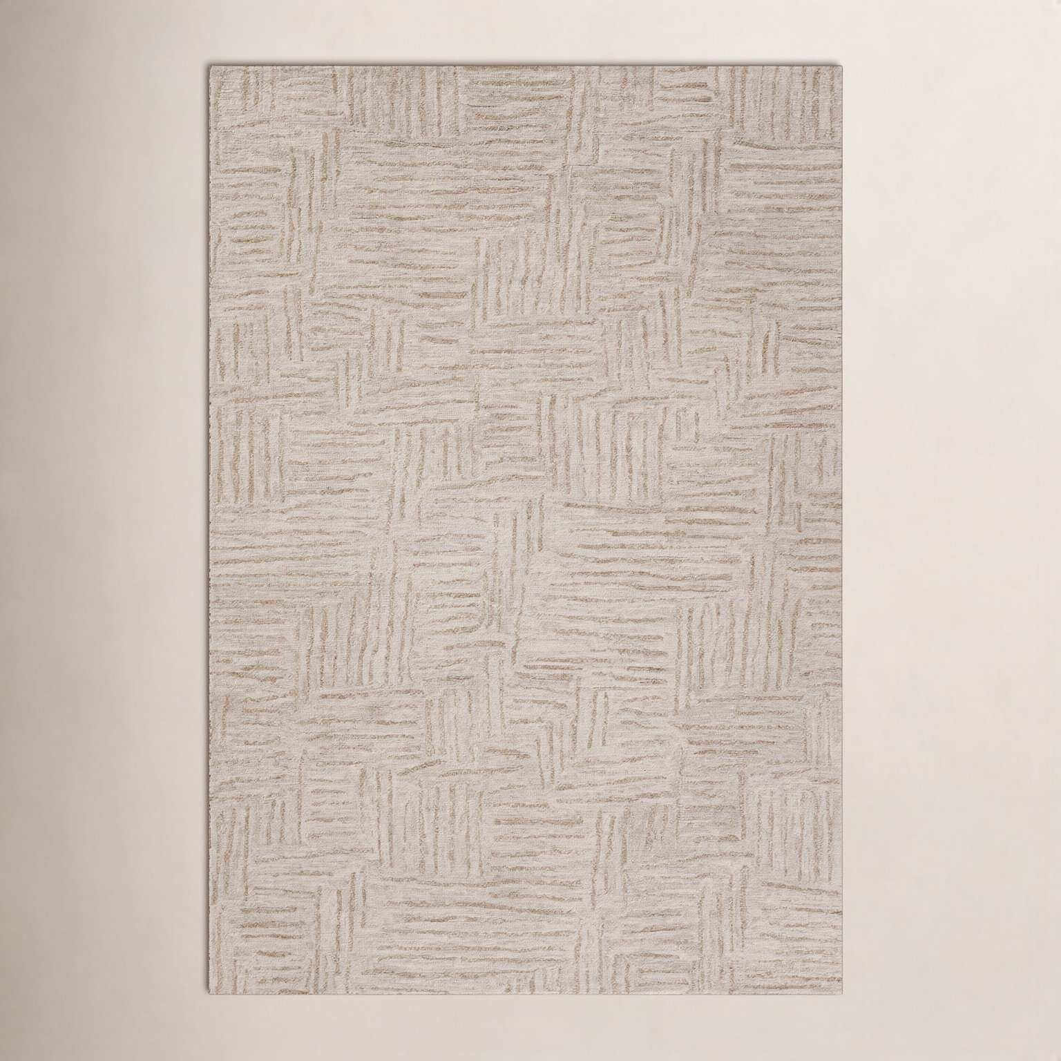Chris Loves Julia x Loloi Polly Smoke Sand Rug, Runner 2'6" x 9'9"