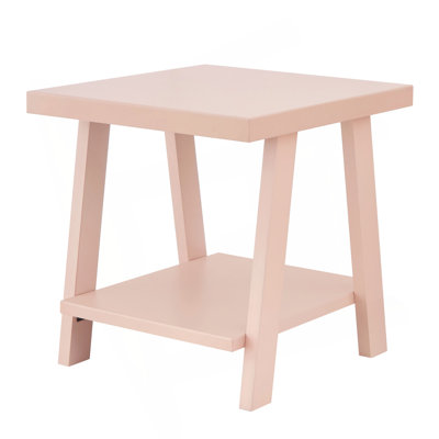 Athens Contemporary Wood Shelf End Table
