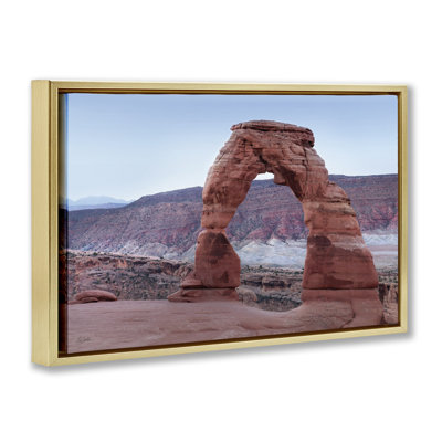 Time's Sculpture Delicate Arch Floating Frame, design by Lori Deiter
