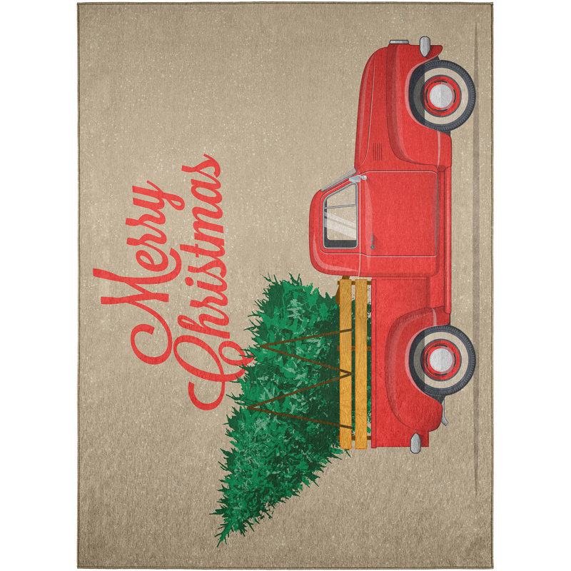 Gultekin Washable Indoor / Outdoor Rug, Rectangle 3' x 5'