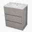 Ensemble de meuble-lavabo double avec tiroirs à extension complète, glissières à fermeture en douceur et matériaux de haute qualité pour une fonctionnalité de salle de bain améliorée-377811386