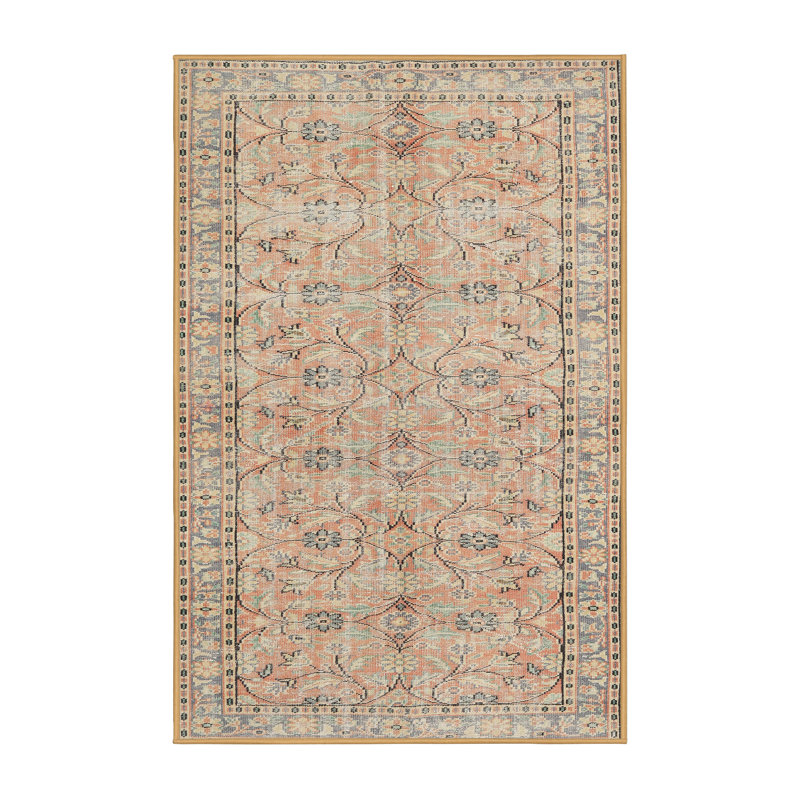 Tapis oriental en laine brun clair Oriental, Rectangle 5 pi x 8 pi
