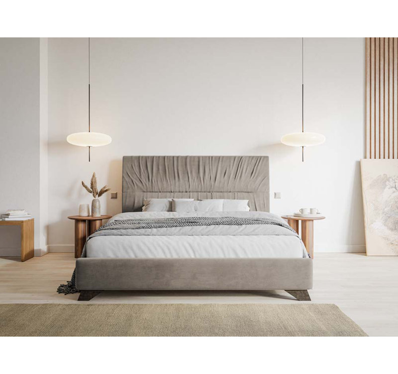Atworth Upholstered Bed, Super King (6'), Beige