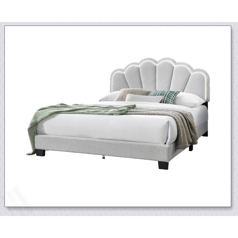 Mobilier de chambre à coucher 1Pc, Lit double, Blanc