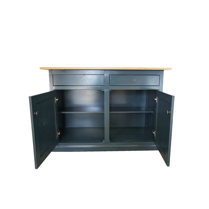 Kitchen Island, Smoky Blue