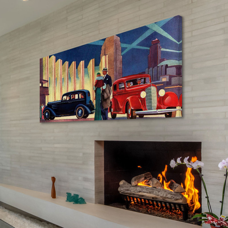 The Big Night - Wrapped Canvas Print, 46cm H x 91cm W