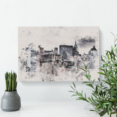 New York Skyline Vol.8 - Wrapped Canvas
