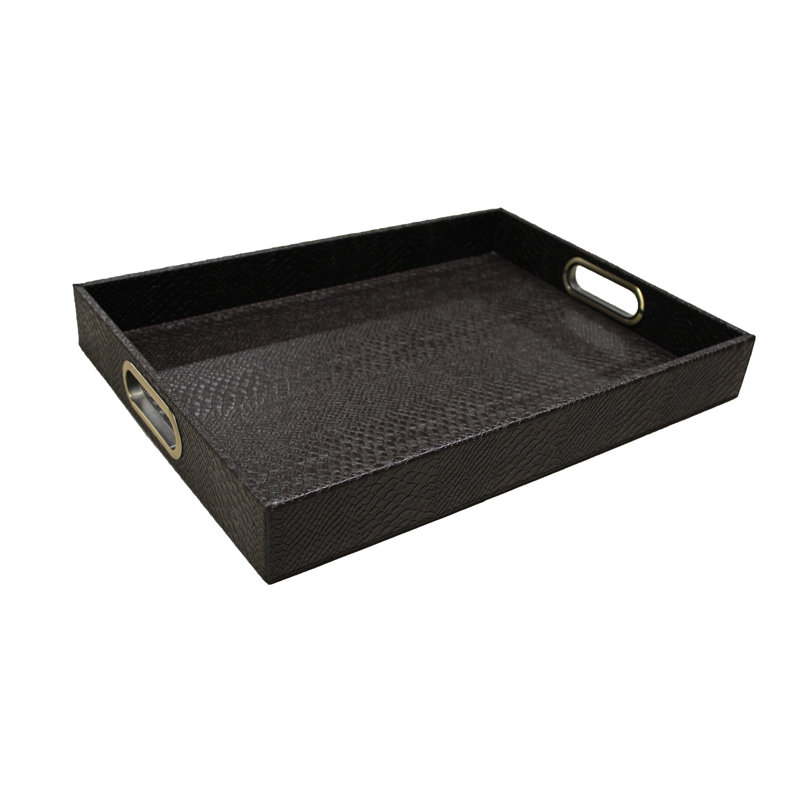 Kayden Leather / Faux Leather Tray