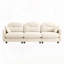 Canapé modulaire en chenille 3 places avec 2 coussins-116784250