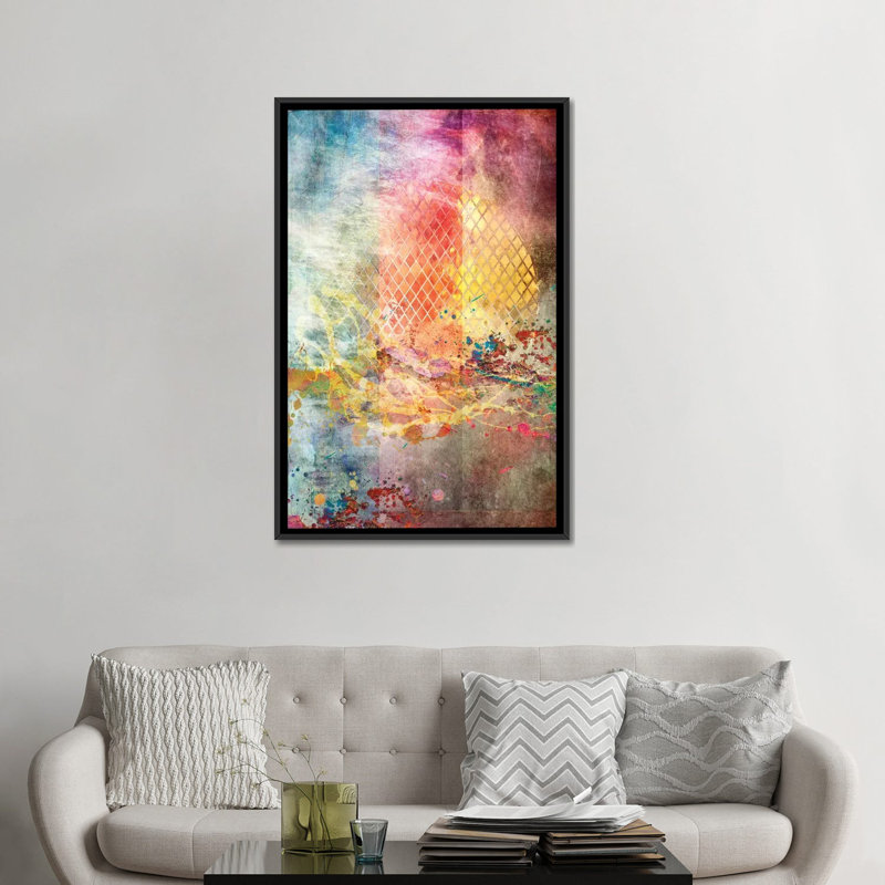 " Beyond The Sun " by Aimee Stewart, Black Framed Canvas, 48" H x 32" W x 1.5" D