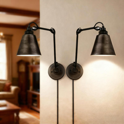 Latee Dimmable Swing Armed Sconce