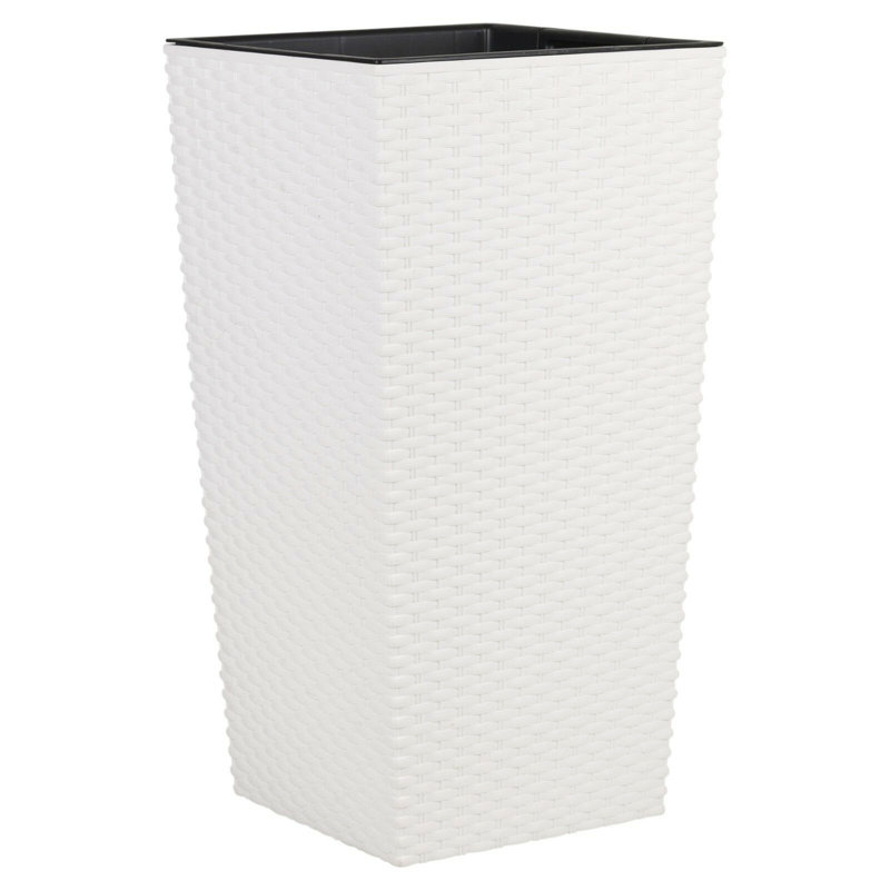 Kylie Pot Planter, White, 38cm H x 20cm W