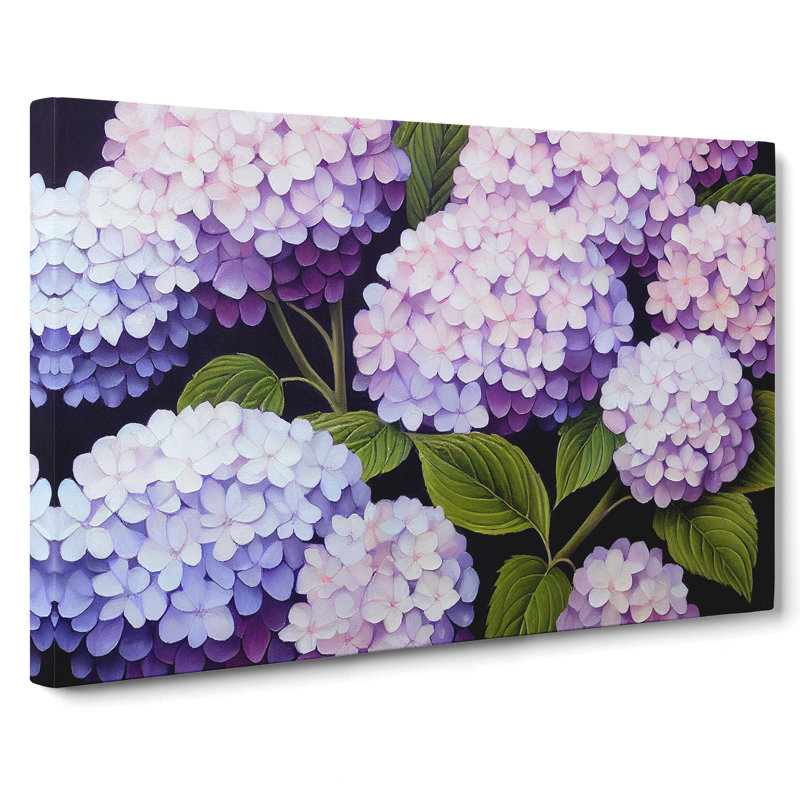 Hydrangea Flower View Vol.3 - Wrapped Canvas, 35cm H x 50cm W x 3cm D