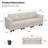 Buckleton Modern 3 Seat Velvet Sectional Couch with Tufted Cushions and Storage Apartment Size Sofa-1578323150
