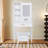 Makeup Vanity Table With LED Mirror And Stool-1265760553-1265760554