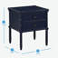 Table de chevet 2 tiroirs Emmett - bleu minuit-1439794210