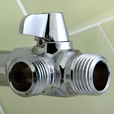 Kingston Brass Shower Scape Shower Arm Diverter, Polished Brass